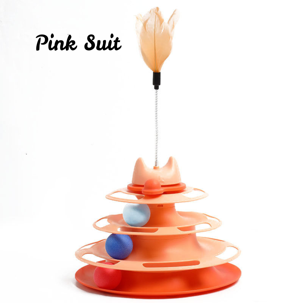 WhirlPaws™ 4-Tier Cat Turntable Toy