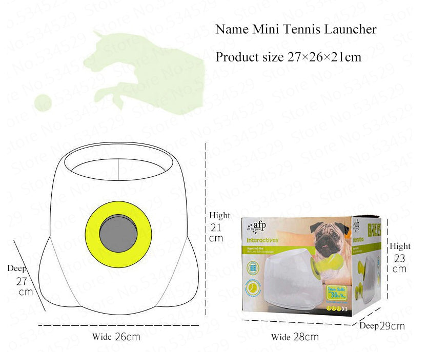 FetchMate™ Automatic Interactive Dog Ball Launcher