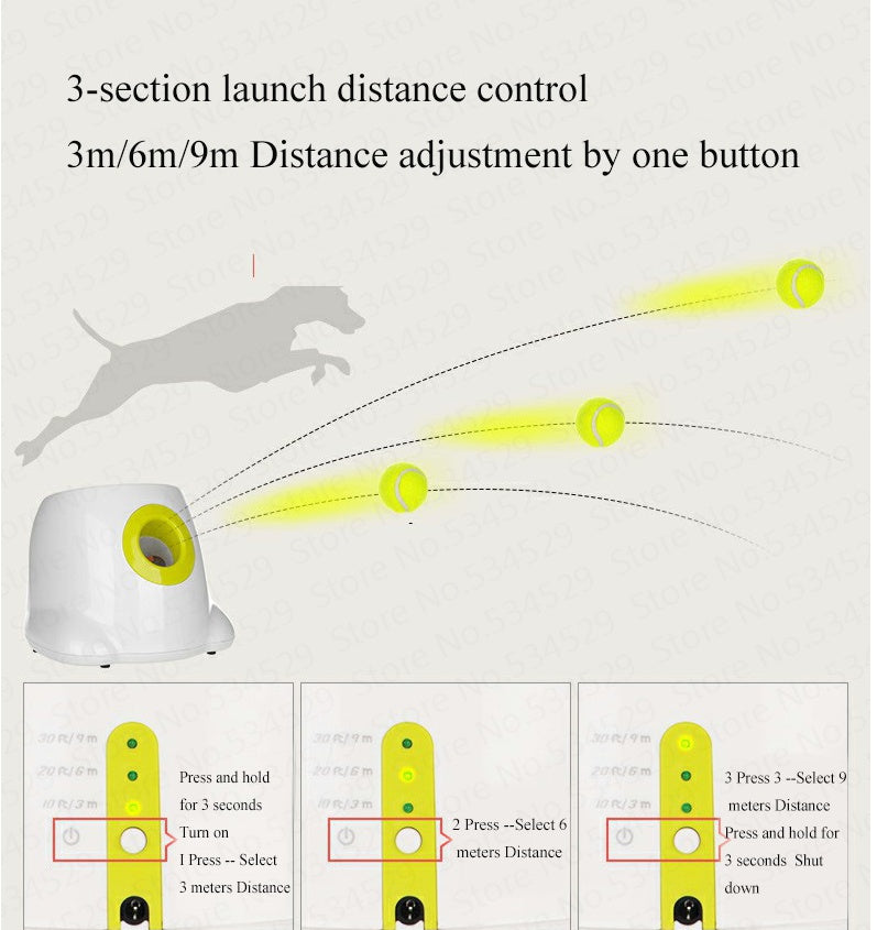FetchMate™ Automatic Interactive Dog Ball Launcher