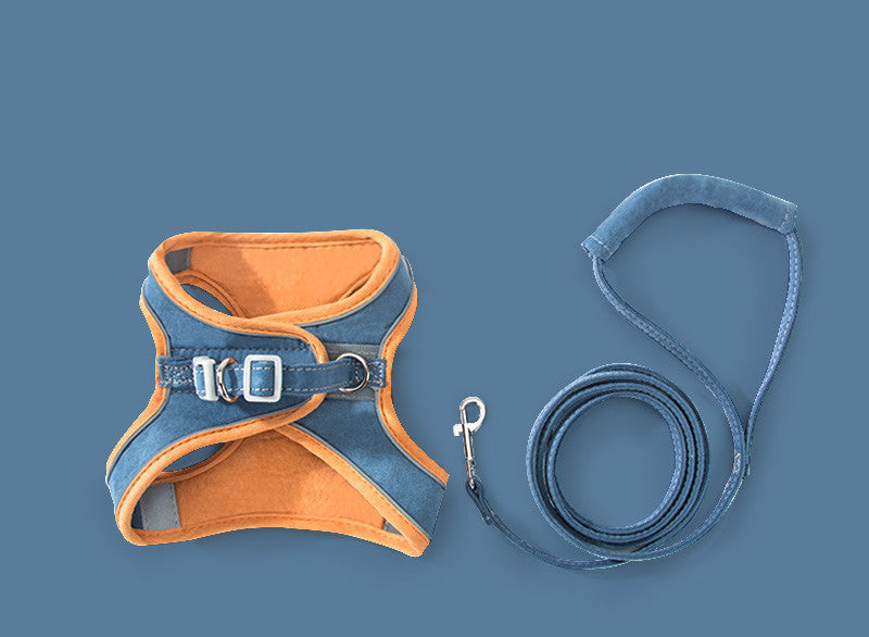 SafePaws™ Reflective Cat & Small Dog Harness with Leash