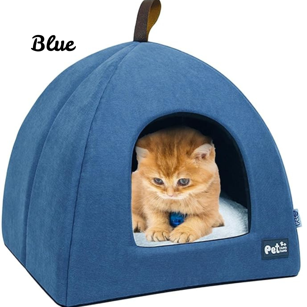 SnuggleNook™ Pet Tent Bed with Plush Mat