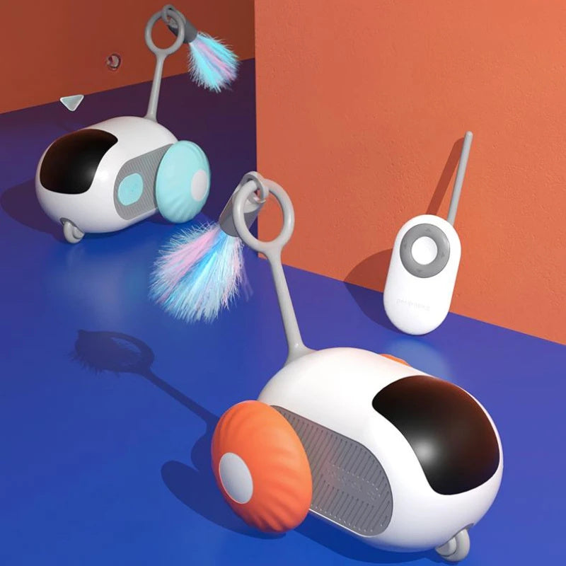 CrazyJoy™ Remote-Control Interactive Cat Car Toy