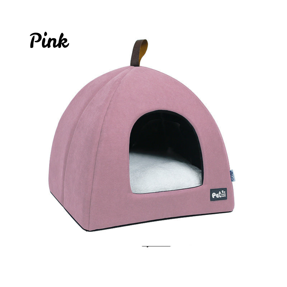 SnuggleNook™ Pet Tent Bed with Plush Mat