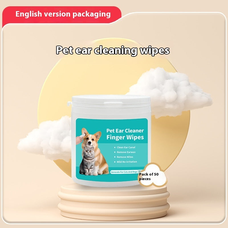 PawPure™ Disposable Pet Cleaning Wipes (Ear & Teeth Care)