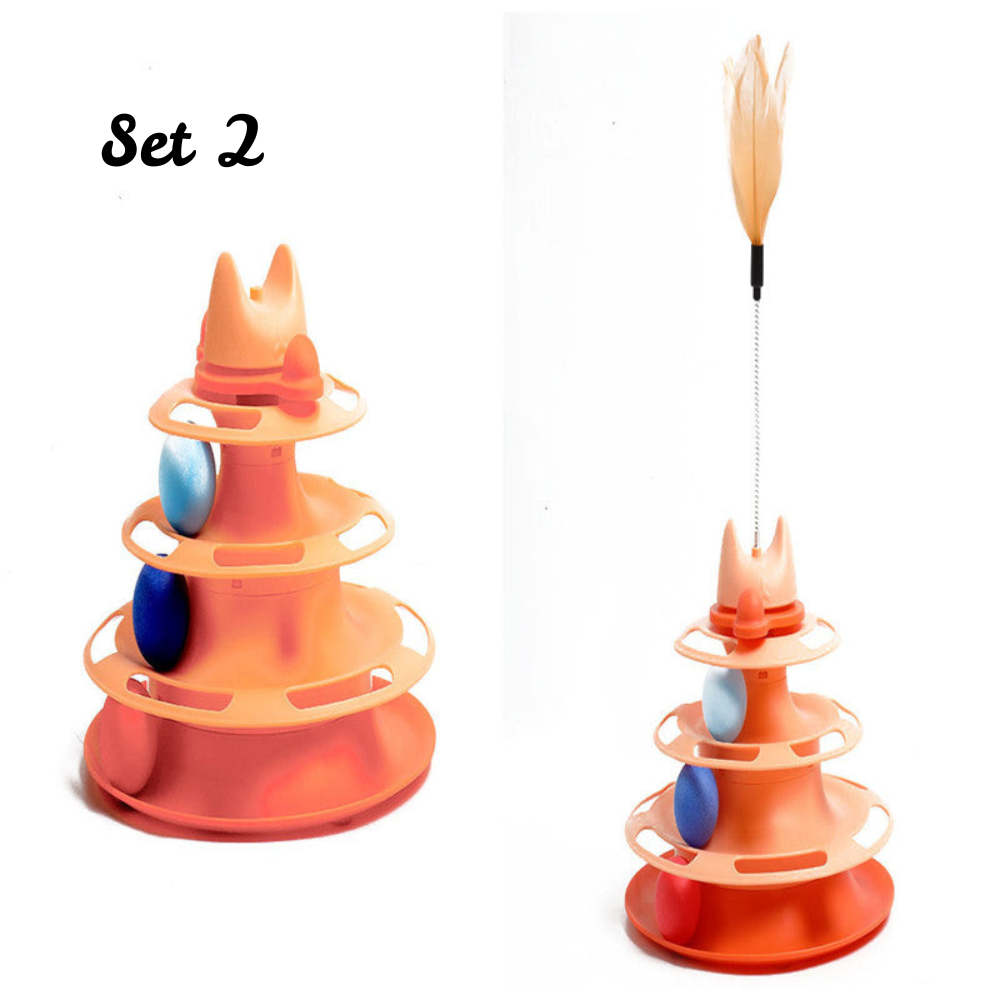 WhirlPaws™ 4-Tier Cat Turntable Toy