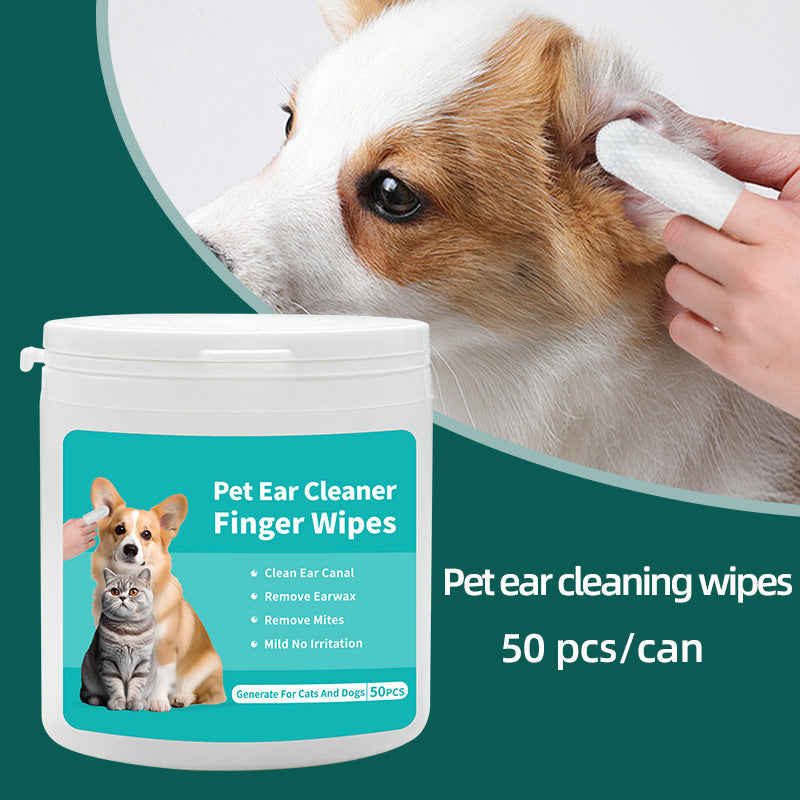 PawPure™ Disposable Pet Cleaning Wipes (Ear & Teeth Care)