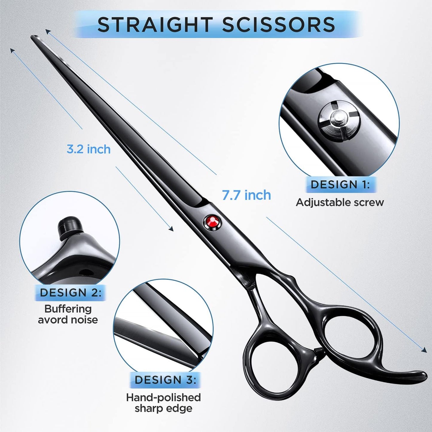 PawfectTrim™ 6-in-1 Grooming Scissors Set