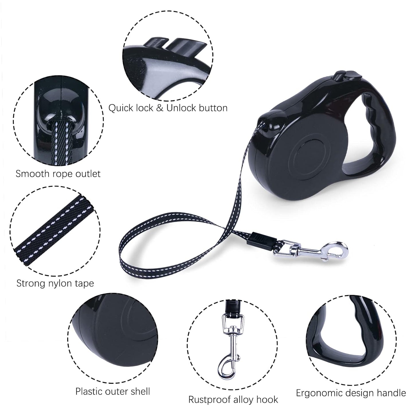 FlexiPaws™ Retractable Dog Lead