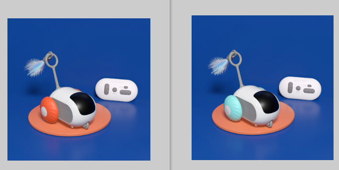 CrazyJoy™ Remote-Control Interactive Cat Car Toy