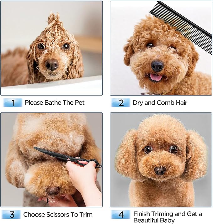 PawfectTrim™ 6-in-1 Grooming Scissors Set