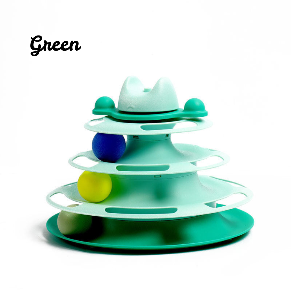 WhirlPaws™ 4-Tier Cat Turntable Toy
