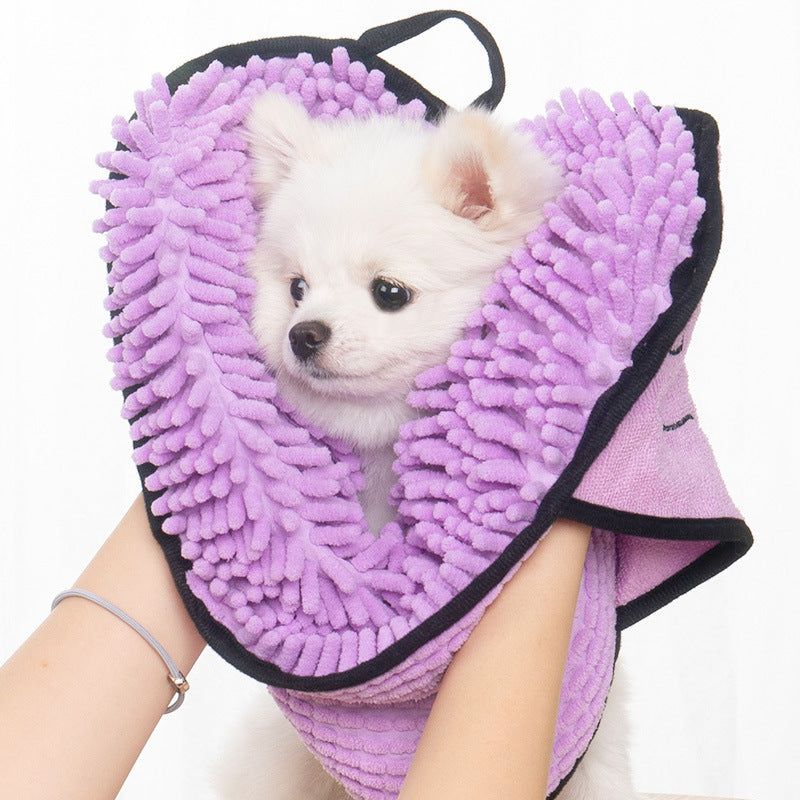 DryPaws™ Super Absorbent Pet Bath Towel with Hand Pockets