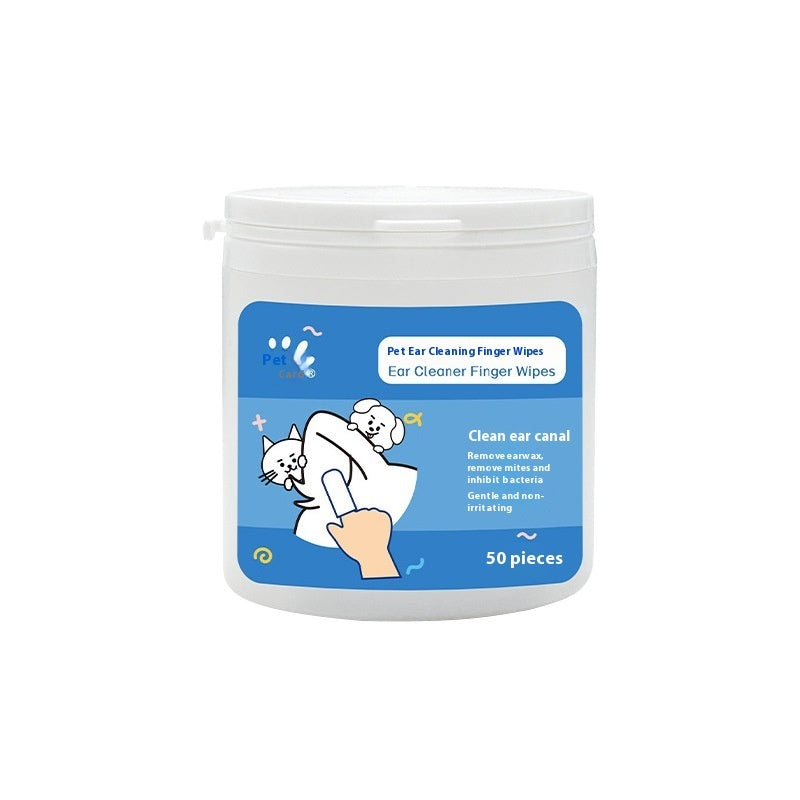 PawPure™ Disposable Pet Cleaning Wipes (Ear & Teeth Care)