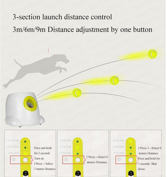 FetchMate™ Automatic Interactive Dog Ball Launcher