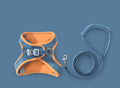 SafePaws™ Reflective Cat & Small Dog Harness with Leash