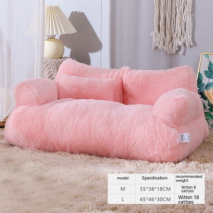 PurrLuxe™ Plush Cat Sofa Bed
