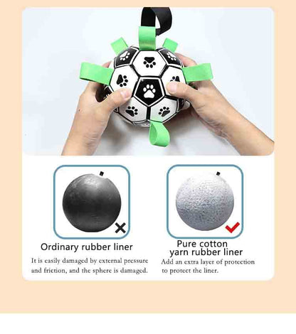TugBall™ Interactive Dog Football Toy