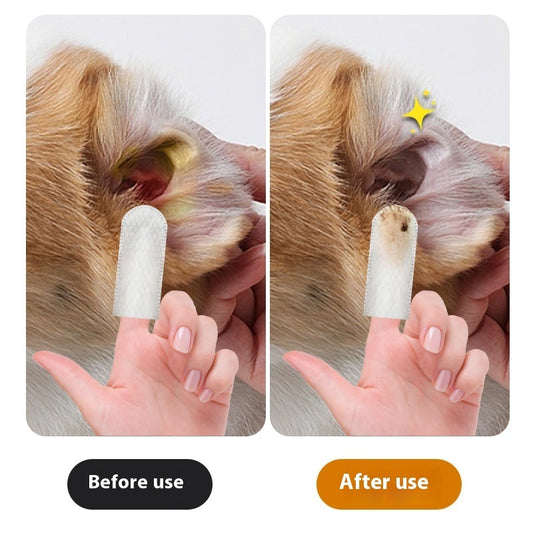 PawPure™ Disposable Pet Cleaning Wipes (Ear & Teeth Care)