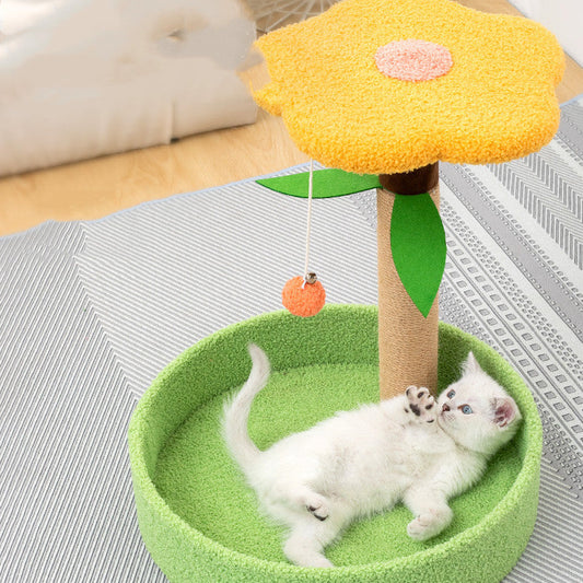 Cat Scratcher with Sisal Winding and Hemp Surface-0