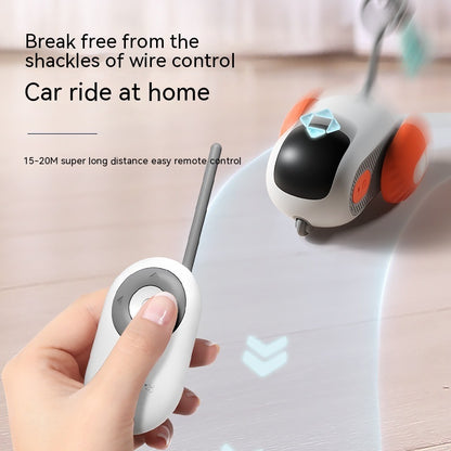 CrazyJoy™ Remote-Control Interactive Cat Car Toy