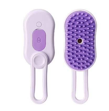 PurrGlow™ 3-in-1 Luxury Steam Grooming Brush